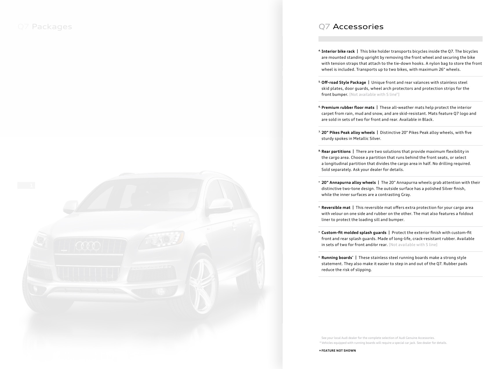 2011 Audi Q7 Brochure Page 50